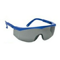 Large Single-Lens Safety Glasses w/ Ratchet Temples